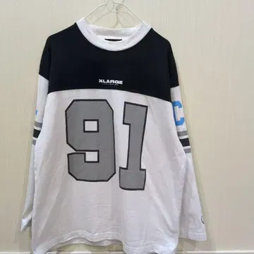XLARGE 91 로고 긴팔 티셔츠