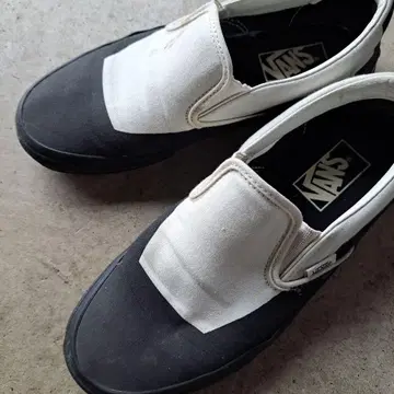 VANS 슬립온 화이트/블랙