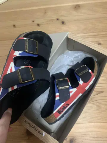 Birki's BIRKENSTOCK 유니언 잭 패턴 24.5acm