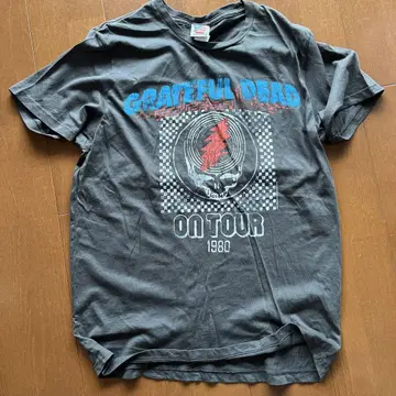 밴딩 T Grateful Dead ON TOUR 1980 티셔츠