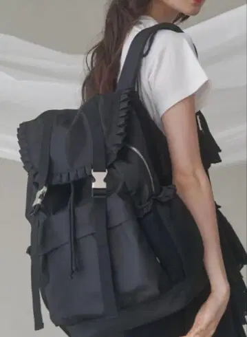 메리 제니 프릴 백팩 프릴 백팩