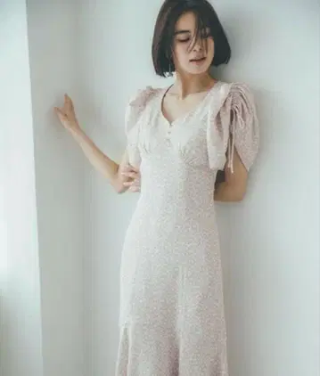 SNIDELSustaina 바리에 프린트 원피스 PNK 0
