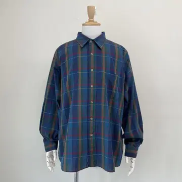 90s VAN HEUSEN 체크 셔츠 구제 의류 빈티지