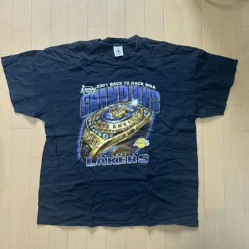레이커스 2001 BACK TO BACK NBA 챔피온 티셔츠
