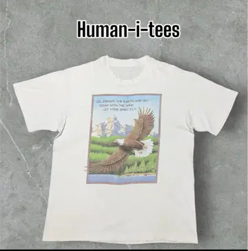 90sVintageHuman-i-tees 싱글 스티치 대머리 독수리