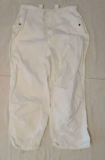 미군 US ARMY 90s 스노우 카모 팬츠 드로 코드 포켓 부착