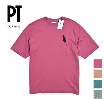 70%OFF 피티 토리노 PT TORINO 티셔츠 크루넥 자수