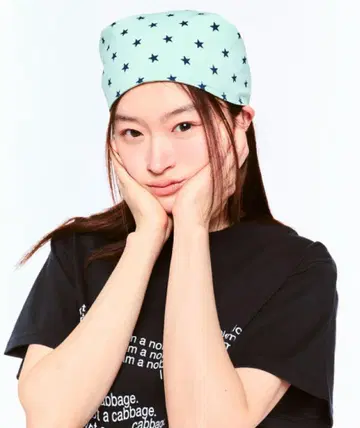 FEKETE 스타 도트 반다나