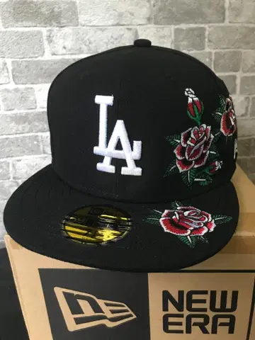 NewEra 오타니 쇼헤이 소속 LA 다저스 플라워 타투 자수 캡 1/2