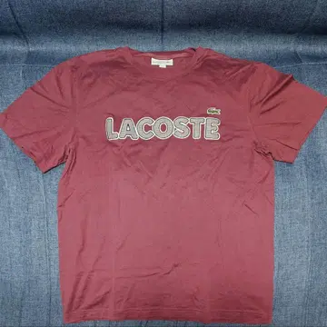 LACOSTE 라코스테 티셔츠 자수 로고