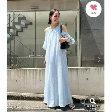mystic 모리 스즈 기획 어깨가 드러난 원피스