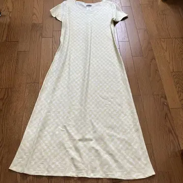 Laura Ashley 반팔 롱 원피스 린넨 일본 사이즈 11