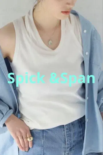 Spick & Span [DESIGNERS REMIX] 슬리브리스 티셔츠