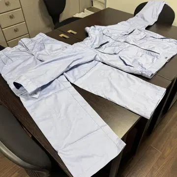 아이토스 Heros Uniform 긴팔 썸머 블루종 카고 팬츠 2턱
