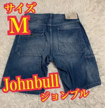 Johnbull 젬블 하프 데님 청바지 숏팬츠 숏팬츠 M