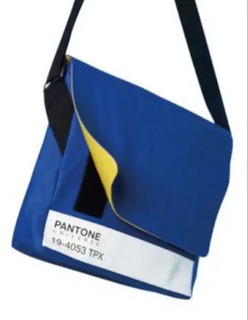 PANTONE 19-4053 TPX 메신저 백