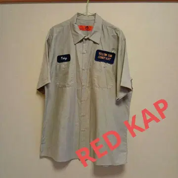 RED KAP 반팔 워크 셔츠 YELLOW CAB COMPANY!