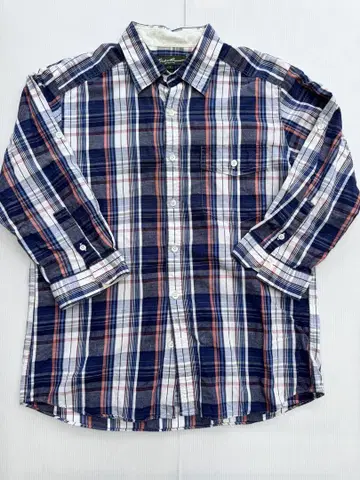 새상품급 Eddie Bauer 체크 무늬 셔츠 S