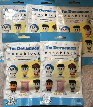 도라에몽 나노 블록 미니 나노 랜덤 5종 세트 nano block