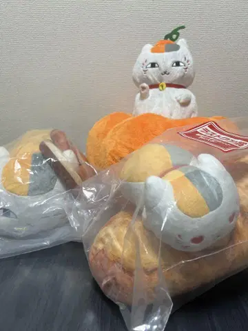 냥코 선생님 제일복권 봉제 인형 3개 세트