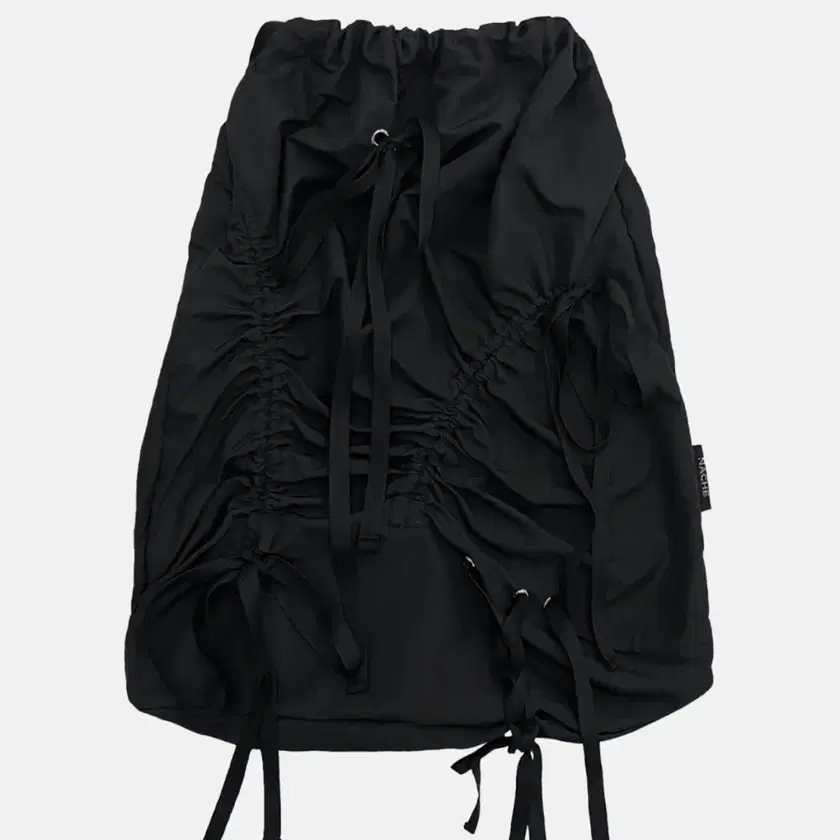 Nache Light Shirring Gym Sack Black on Bunjang Global Site.