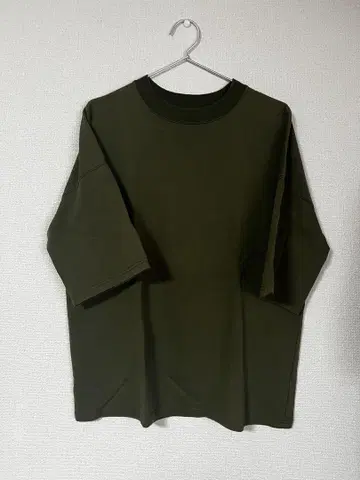 setto 반팔 티셔츠 올리브 그린