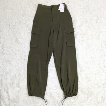 택 포함 24SS suadeo 드레이프감 카고 팬츠 빈티지풍 새틴 36