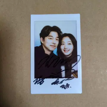 도깨비  곤유/김고은 사인 사진 폴라로이드 한국 드라마 귀중한