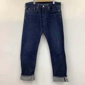 MARKAWARE 데님 청바지 스트레이트 데님 인디고 아름다운 실루엣