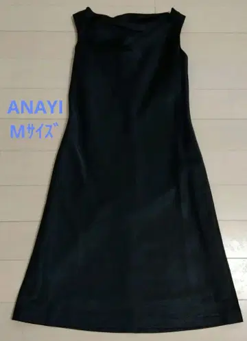 ANAYI 슬리브리스 원피스 M 블랙