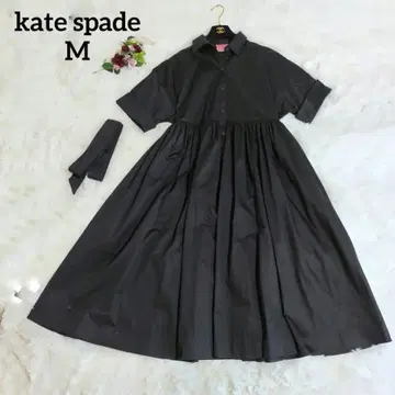 컨디션 최상 kate spade 블랙 셔츠 원피스 반팔 롱 플리츠