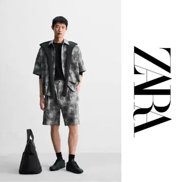 자라 반팔 셔츠와 숏 팬츠 세트 S 사이즈
