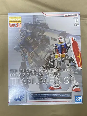 미조립 RX-78-2 건담 Ver.3.0 티타늄 피니쉬 건담 프라모델