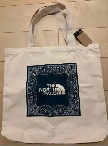 택 포함 새상품 THE NORTH FACE 코튼 캔버스 에코백