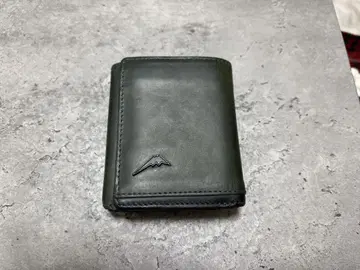 쿠시타니 3단 폴더형 지갑 다크 그린