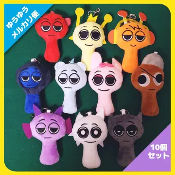 스플런키 마스코트 키링 (총 10종 세트)