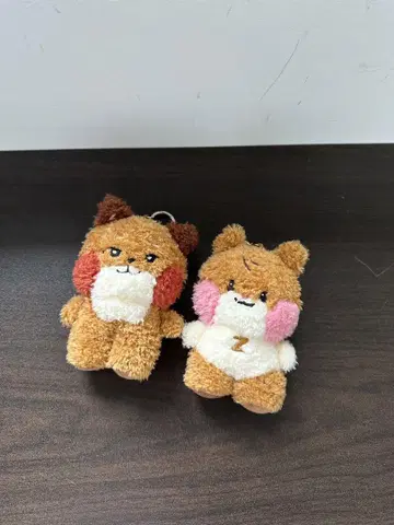 동물 캐릭터 봉제 인형 2개 세트