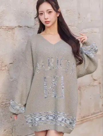 Darich 다리치 믹스 컬러 RD 니트 튜닉