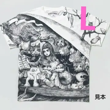 보리스 잡화점 히구치 유코 티셔츠 BABEL 바벨 L 사이즈
