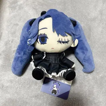 ado au 럭키 블루 봉제 인형 덕 포함