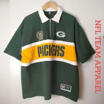 NFL TEAM APPAREL NFL 팀 로고 하프 지퍼 셔츠 M
