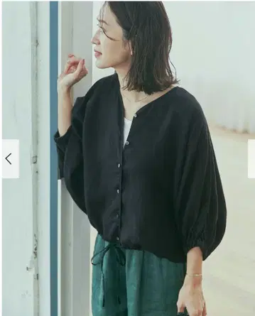 신상품 린넨 드로스트 돌먼 블라우스