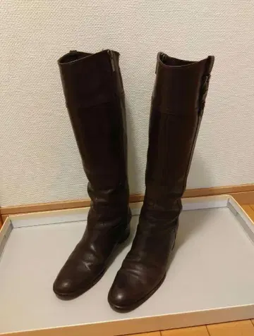 TRUSSARDI 21.5cm 다크 브라운 부츠