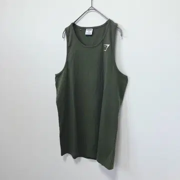 GYMSHARK 탱크탑 원포인트 로고 슬리브리스 M