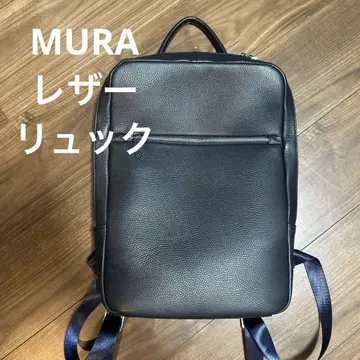 MURA 무라 도서소가죽 가죽 백팩