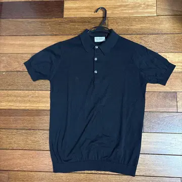 JOHN SMEDLEY 30G 씨 아일랜드 코튼 반팔 니트 피케 셔츠
