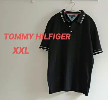 [스테디셀러] 타미힐피거 골프 피케 셔츠 XXL 블랙