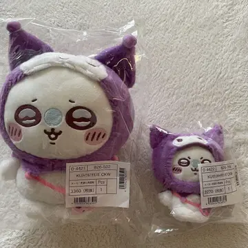 치이카와 산리오 sanrio 봉제 인형 마스코트 모몽가 쿠로미