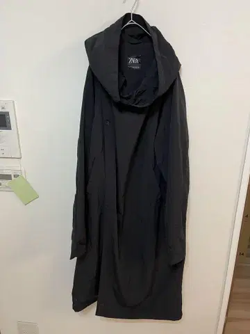L-XL 자라 변형 디자인 나일론 모즈 코트