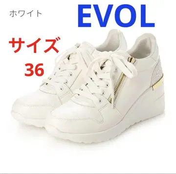 EVOL 사이드 지퍼 스타일업 스니커즈 통굽 글리터 스니커즈